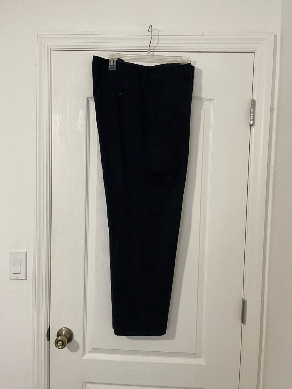 Men's Black Dress Pants - Classic Tailored Fit